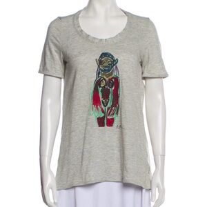 Marni x Richard Prince Rare Vintage Graphic Cotton T-Shirt Summer 2007 Size 42